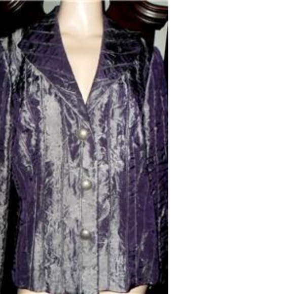 Reba NWOT Lt Purple Puffy Boxy Blazer Size 14 - Picture 3 of 5